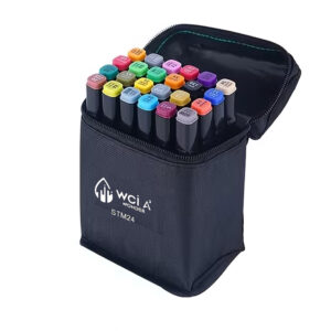 24 PC Drawing Colour Markers Pens Set