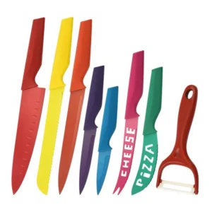 8 PCS Colorful Kitchen Knife Set